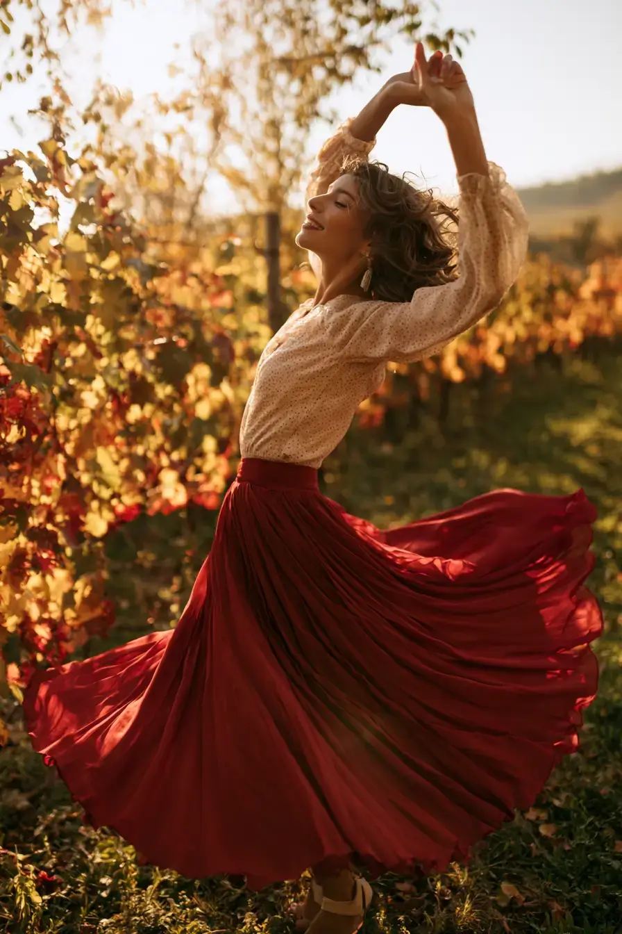 25 beautiful fall wedding guest outfits 1