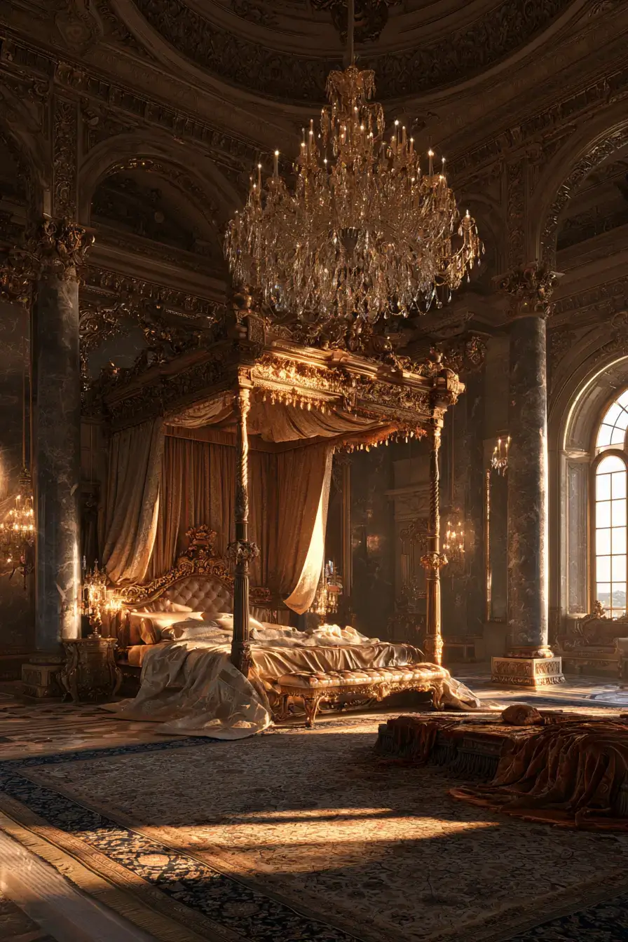 27 Fantasy Royal Bedroom Inspirations For Elegant Living 26 luxury fantasy royal bedroom sanctuary 1