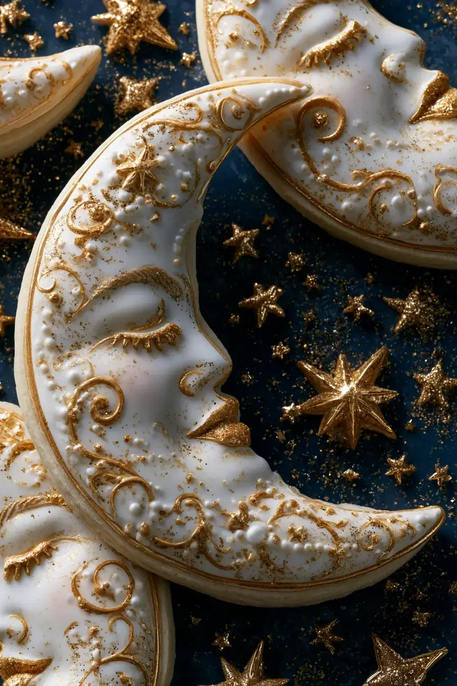 26 moon cookie decorating ideas 1