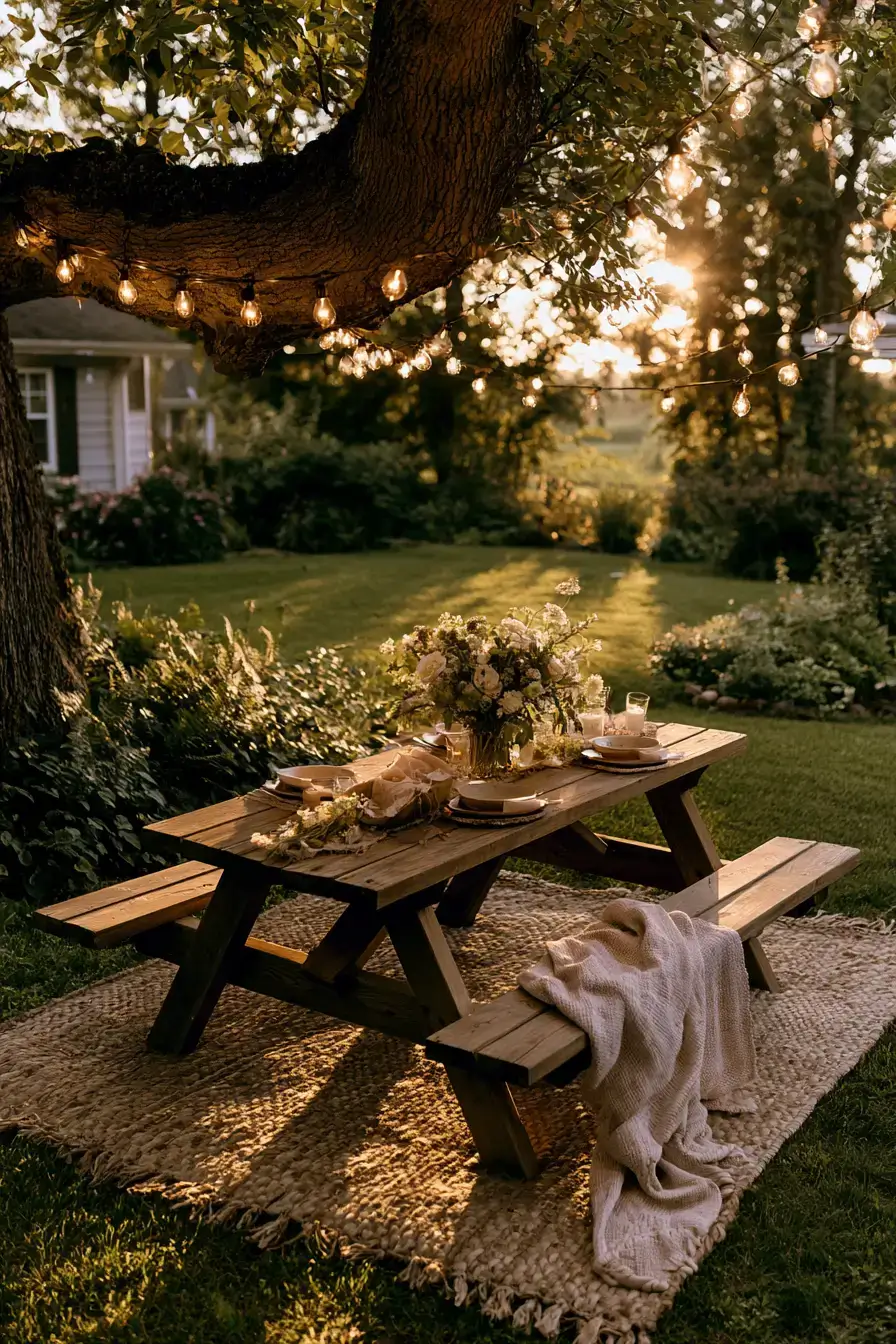 26 outdoor backyard baby reveal 1
