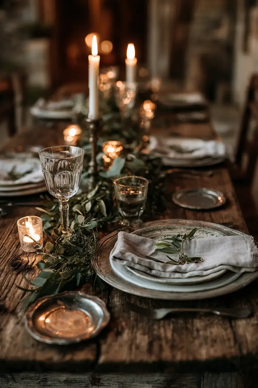 26 rustic elegant table decor 1