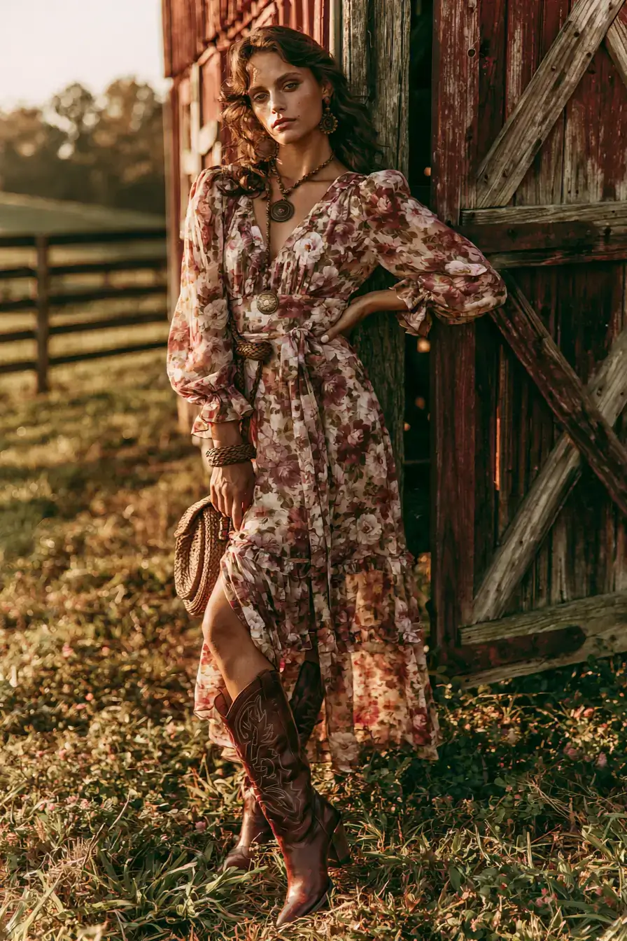 27 Barn Wedding Guest Outfit Ideas That Fit Any Season 27 rustic elegant guest outfit ideas 1