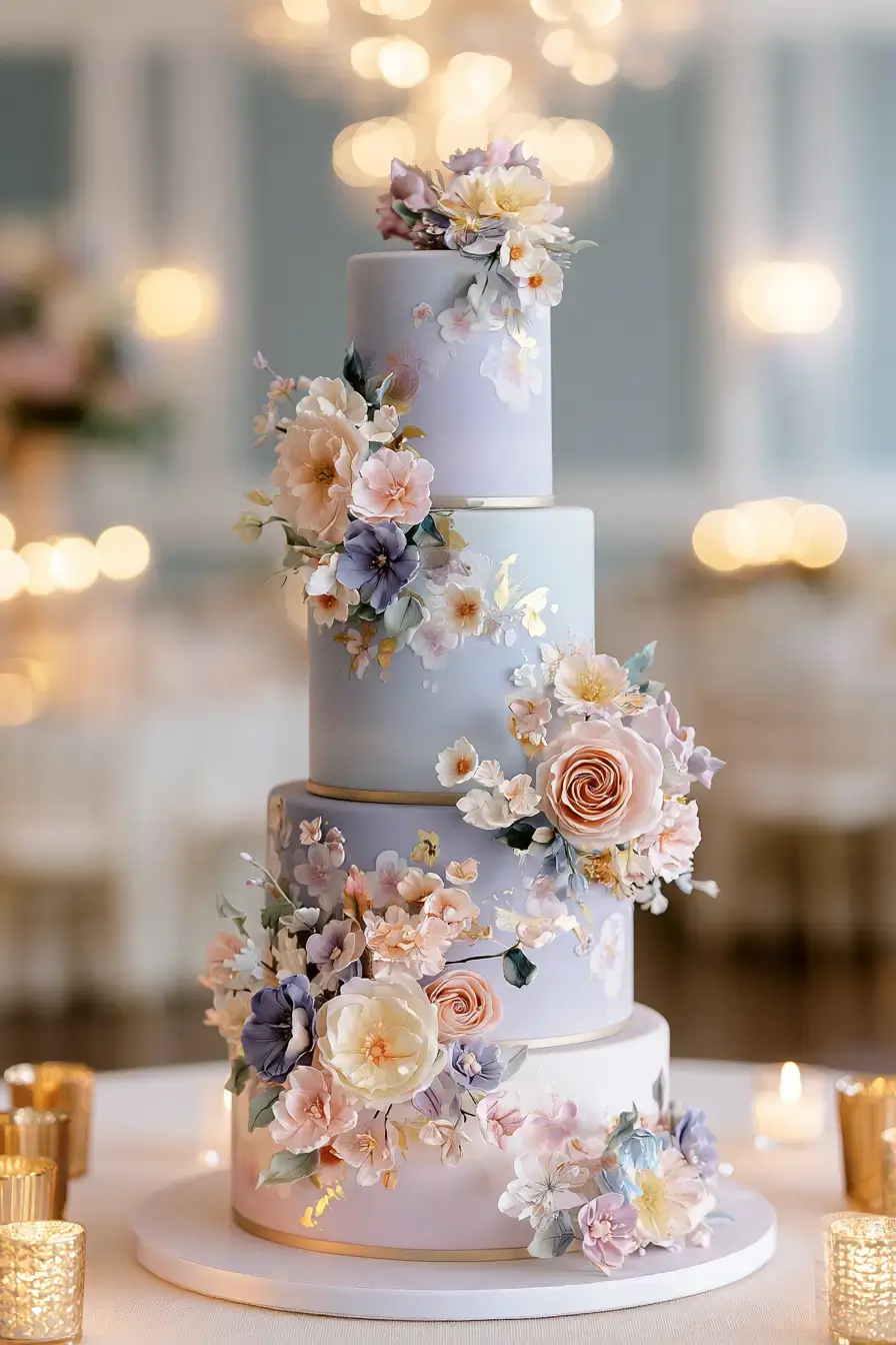 27 soft pastel bridal cake 1