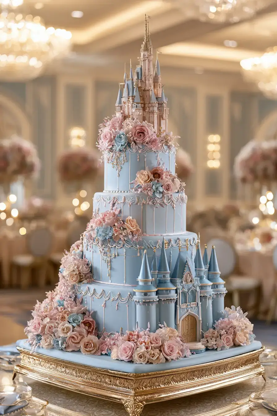 3 dreamy storybook wedding cake 1