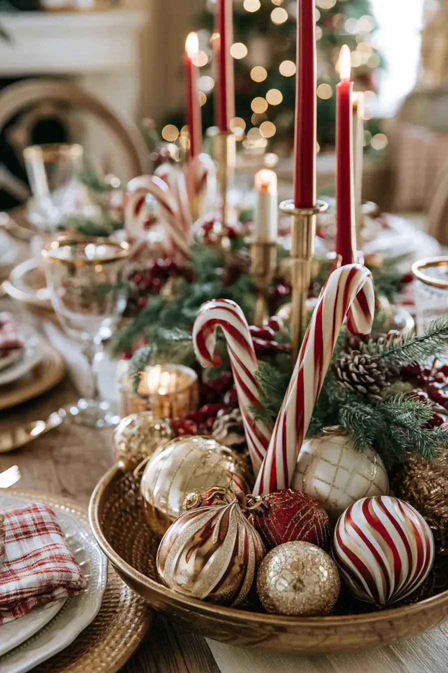 27 Candy Cane Centerpiece Ideas for Cozy Holiday Gatherings 3 hobby lobby christmas decorating ideas 1