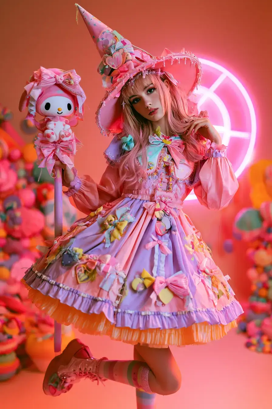27 Wicked Witch Costumes for a Magical Halloween 4 sweet kawaii witch costume styles