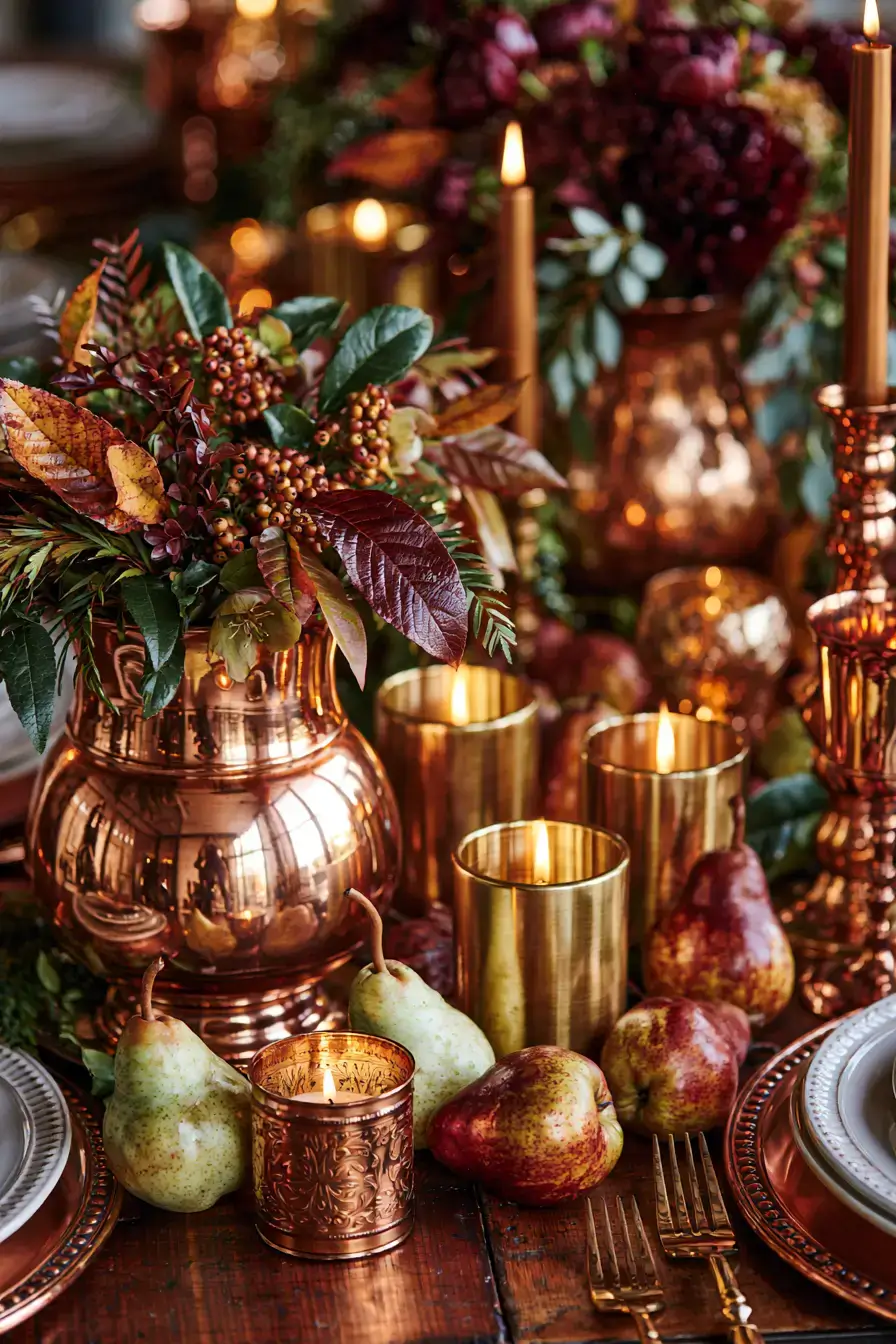 27 Beautiful Fall Wedding Centerpieces to Inspire Your Big Day 4 williams sonoma elegant centerpieces 1