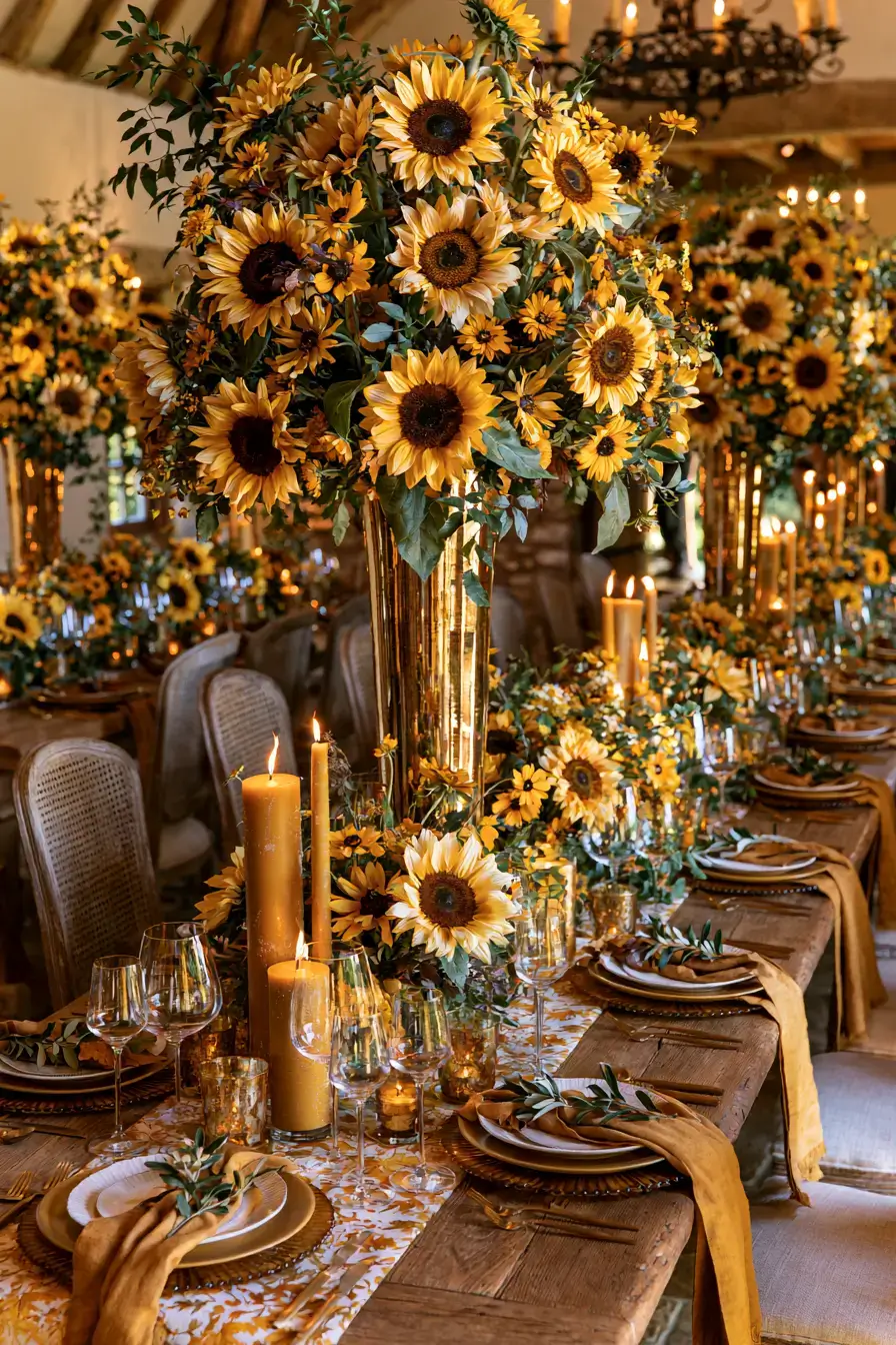 5 sunflower inspired party decor 1