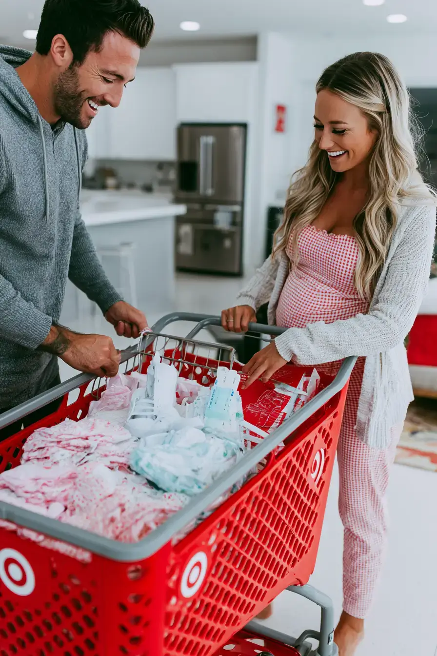 5 target shopping pregnancy announcement 1