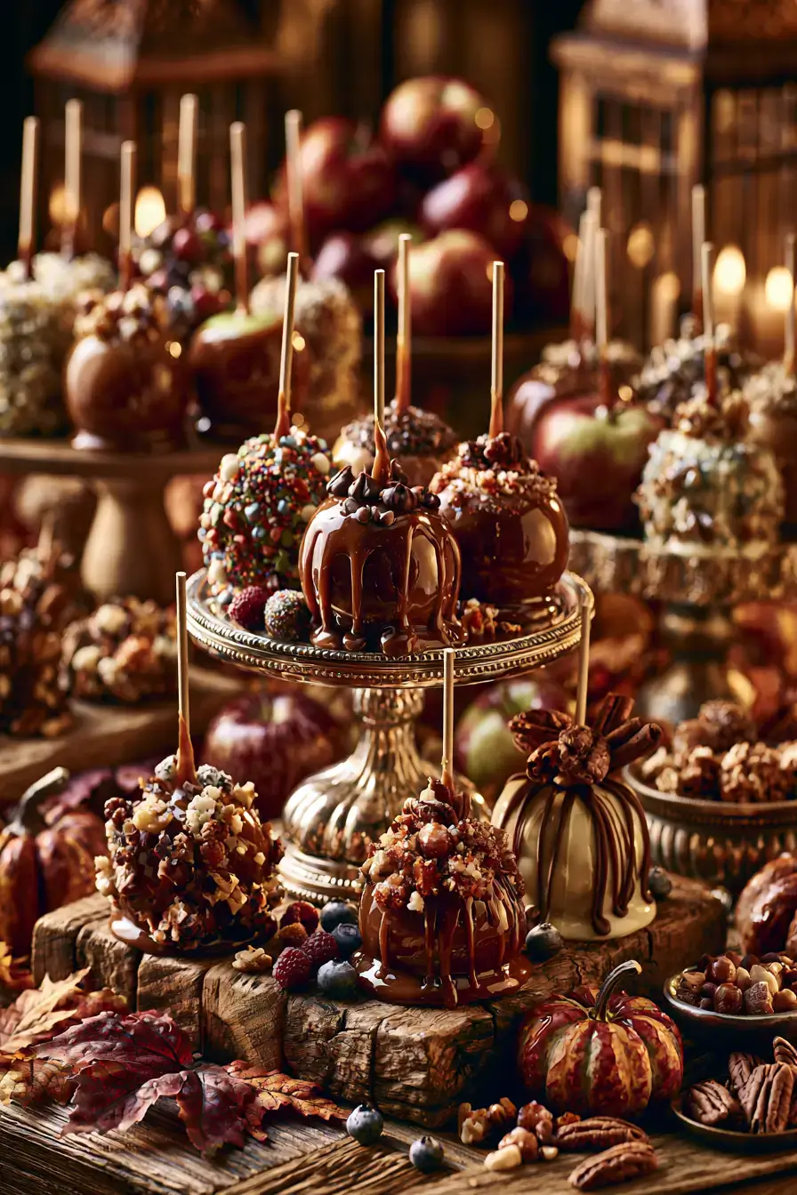 6 caramel apple dessert station 1