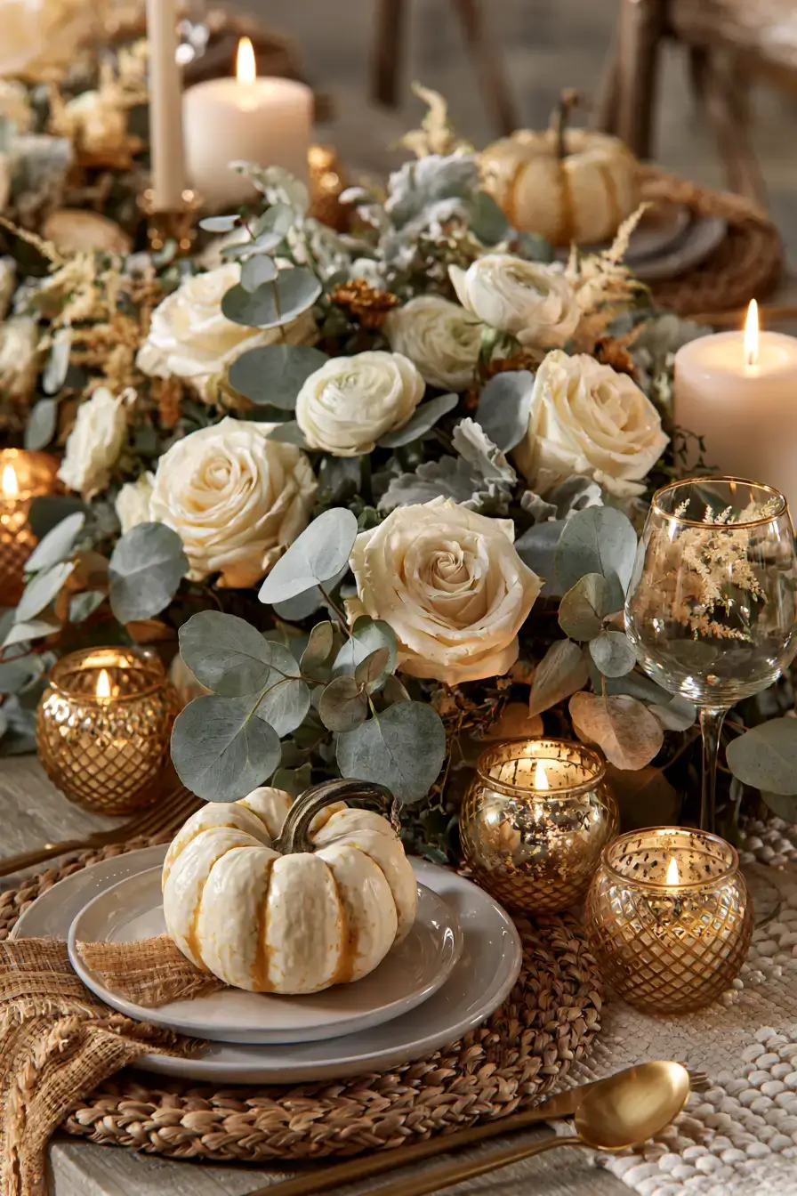 27 Beautiful Fall Wedding Centerpieces to Inspire Your Big Day 6 target autumn reception decor 1
