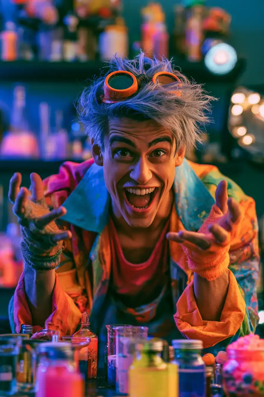 27 Spooky Mad Scientist Costume Ideas for an Unforgettable Night 7 bright scientist costume 1