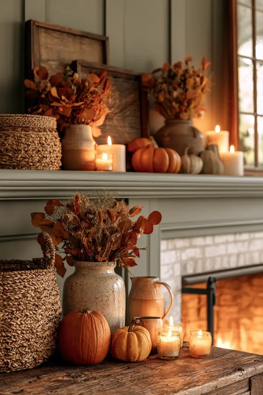8 handmade mantel decorating inspiration 1