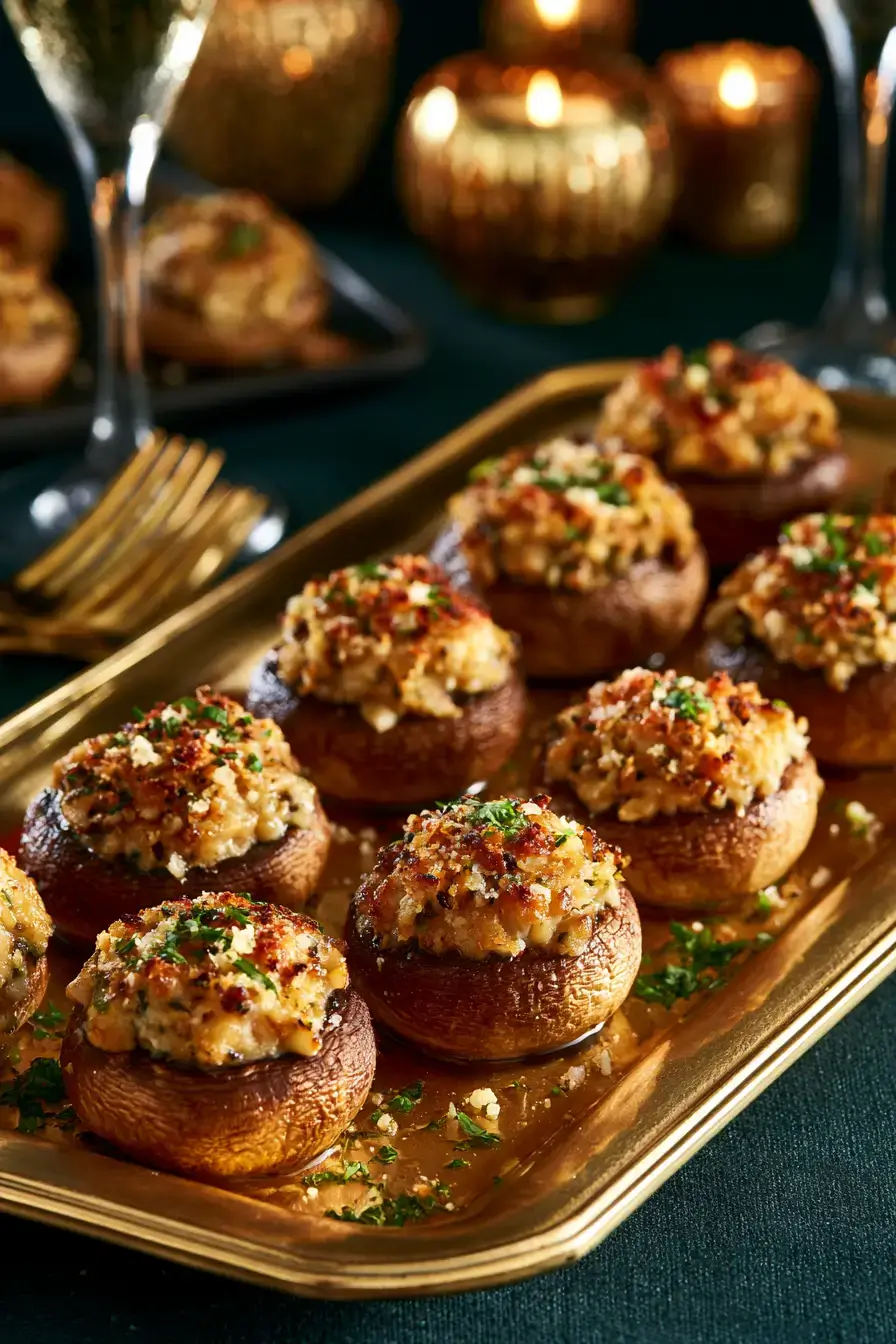 9 creamy stuffed mushroom bites 1