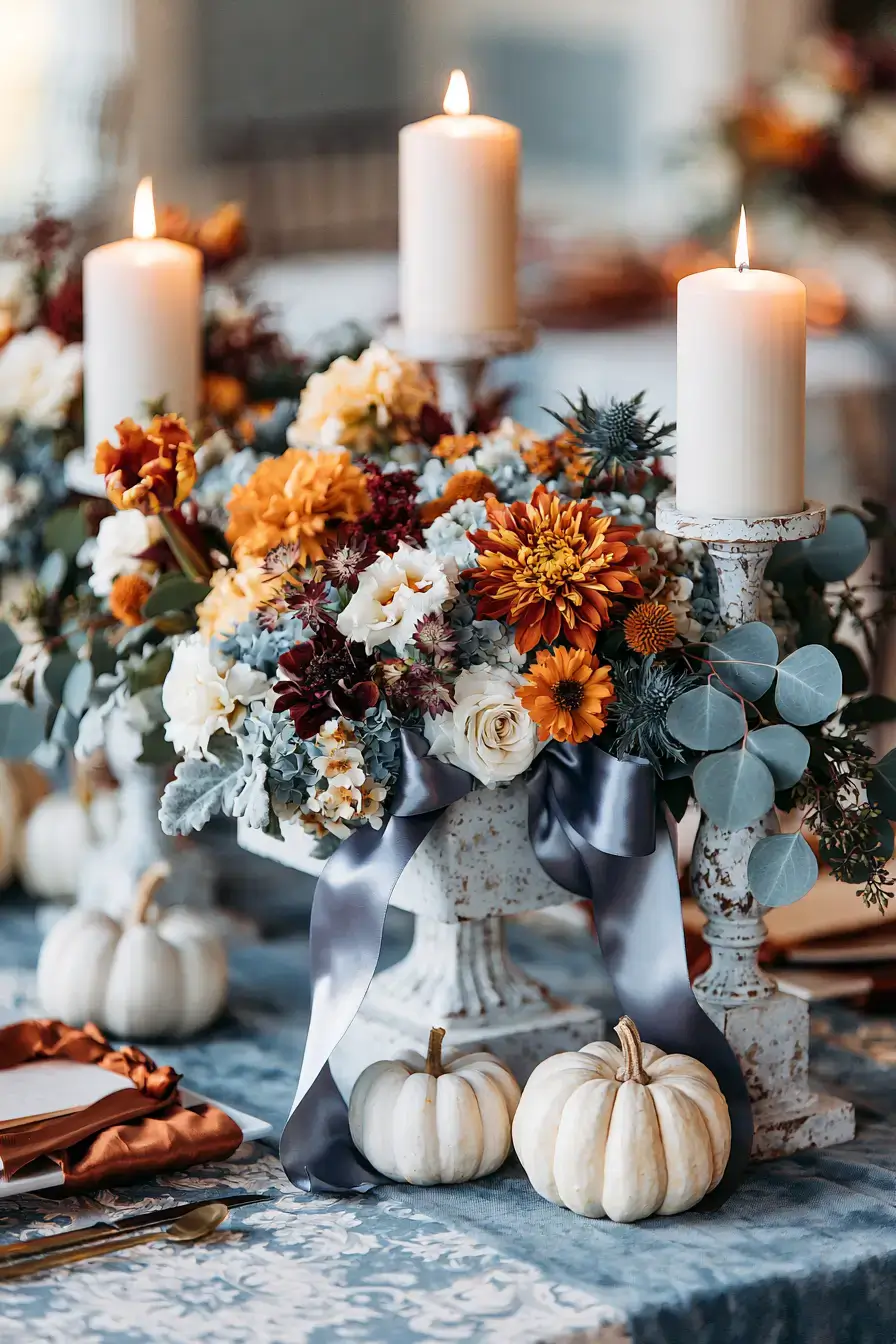 27 Beautiful Fall Wedding Centerpieces to Inspire Your Big Day 9 michaels handmade wedding decor 1