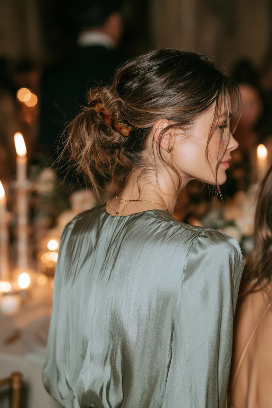11 easy chic claw clip updo