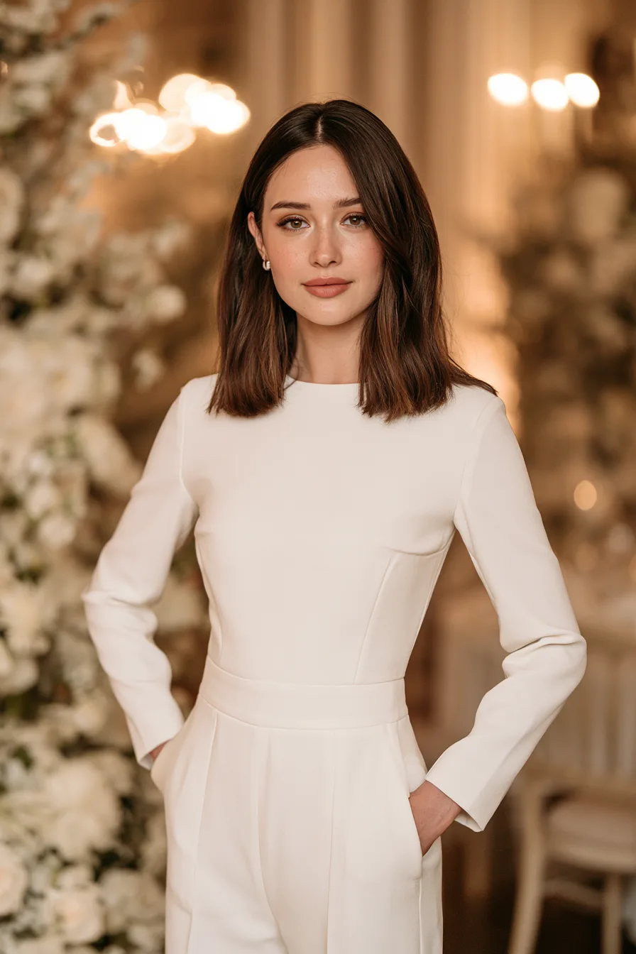 11 sleek shoulder length glamour 1