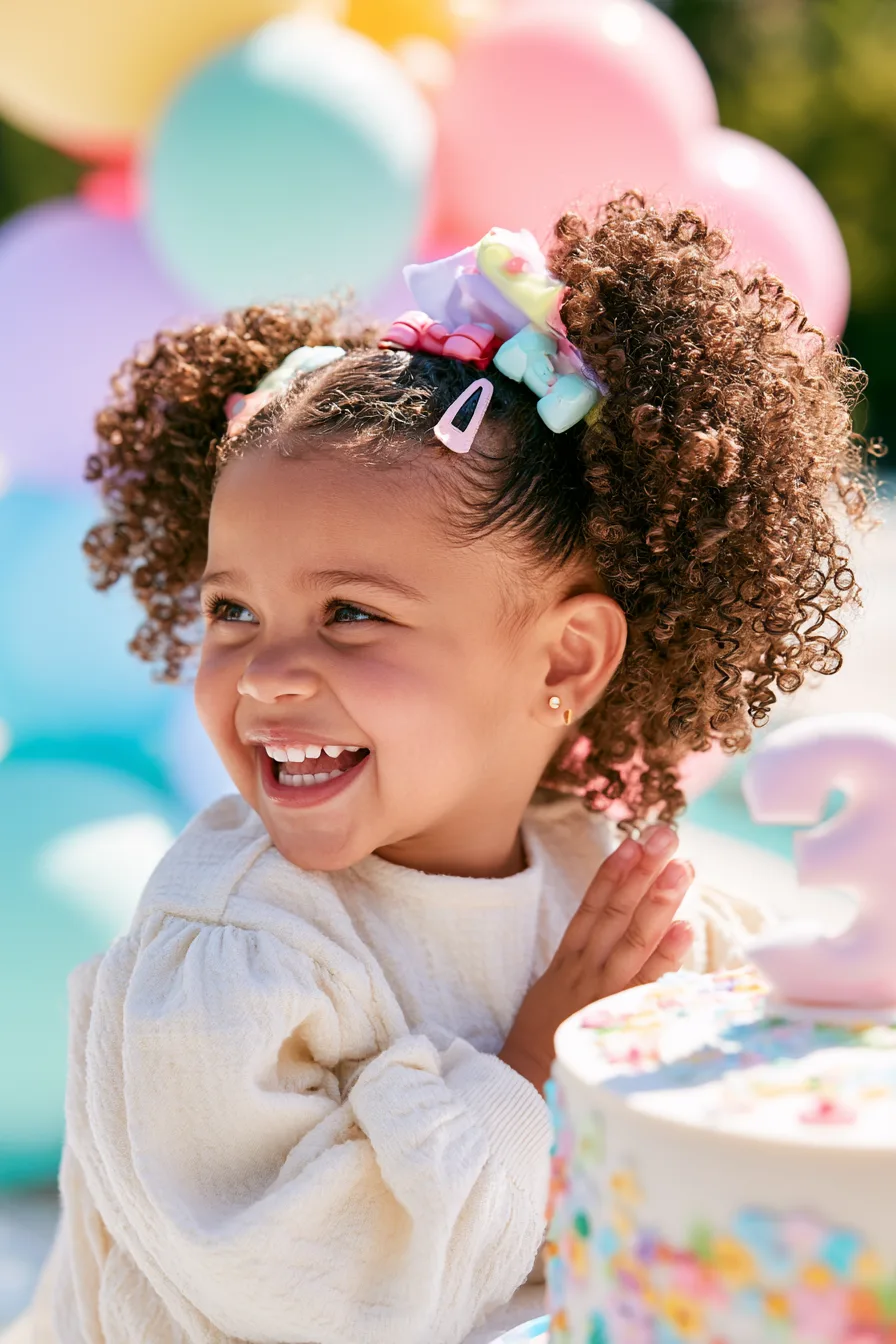 27 Magical Birthday Hairstyles for Kids 12 beautiful natural curl styles 1