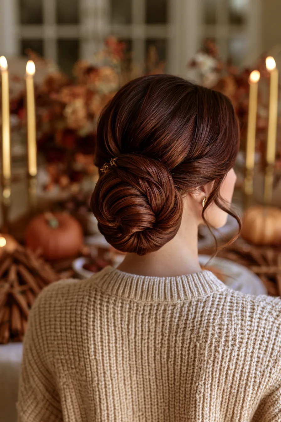 12 warm autumn rounded bun 1