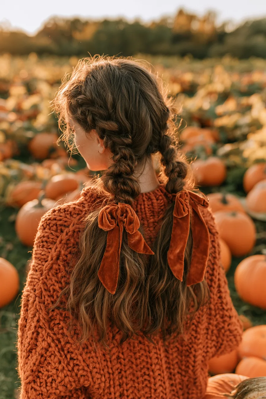 13 adorable cinnamon ribbon braids