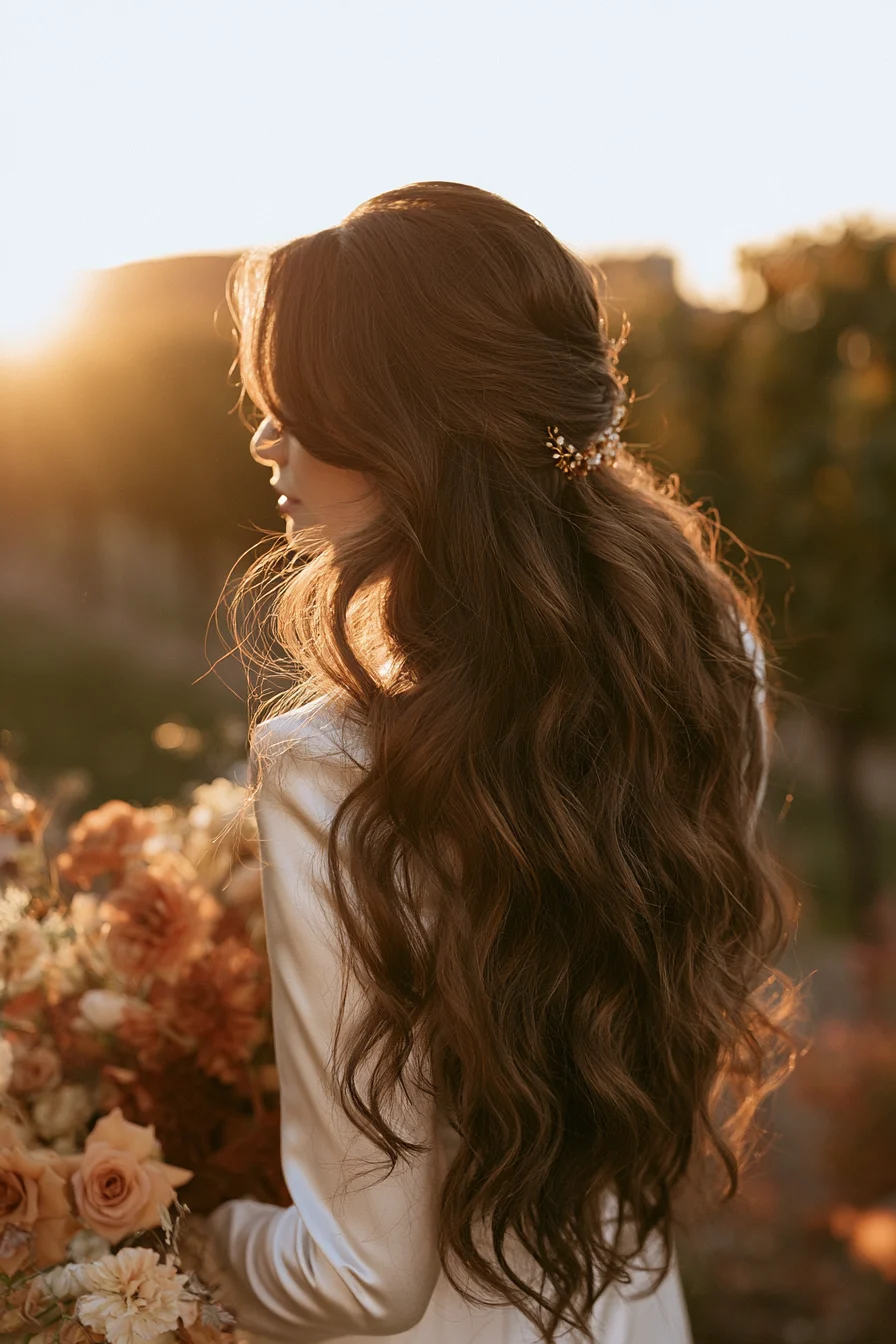 13 airy effortless bridal curls 1