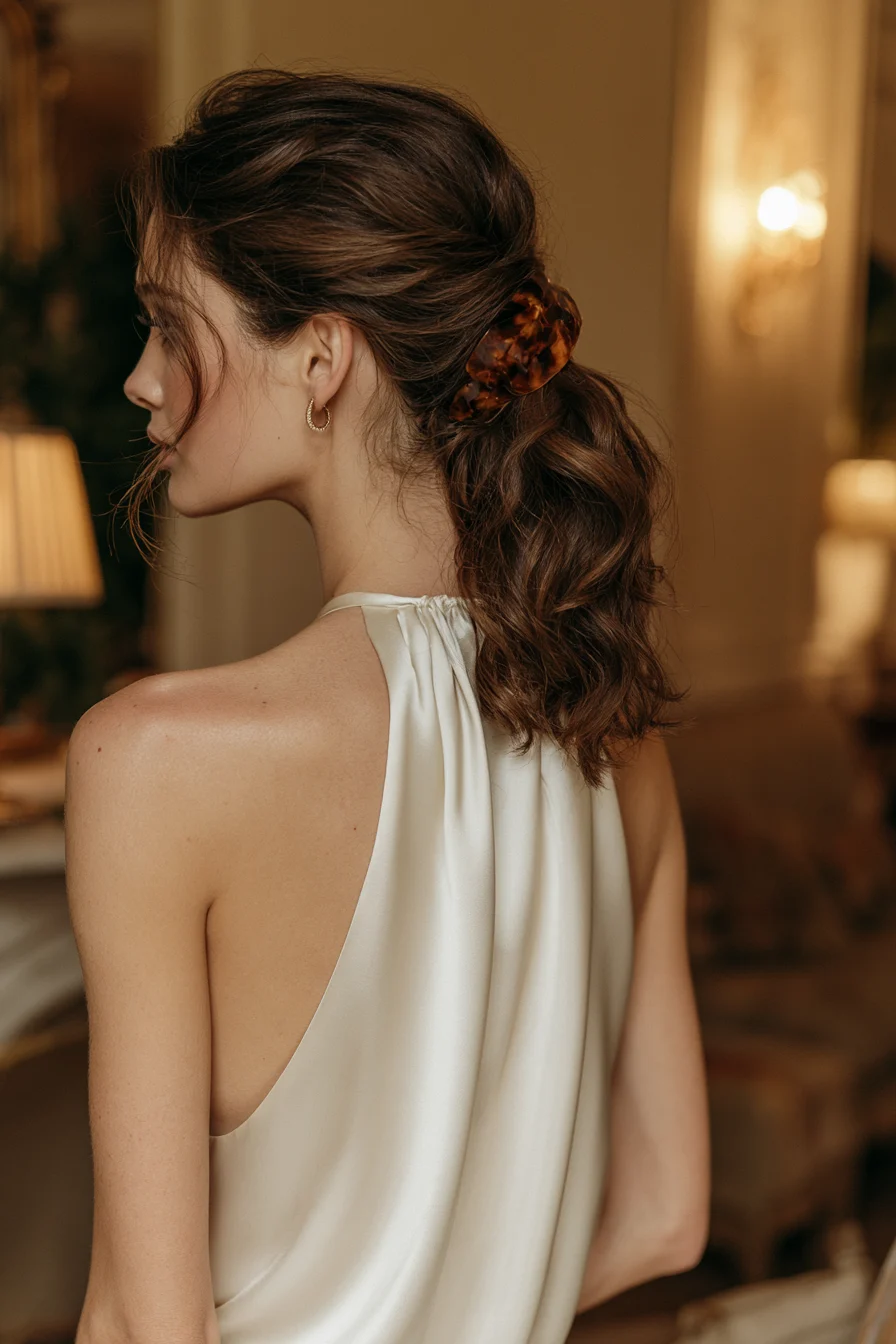 13 stylish claw clip updo 1