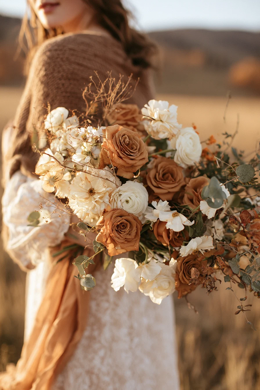 27 Vibrant Fall Wedding Flowers 14 cinnamon rose autumn beauty 1