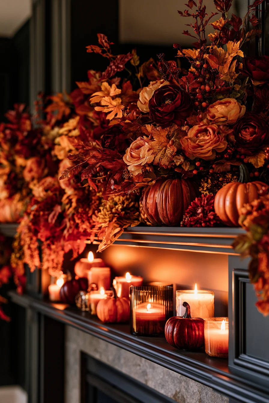 14 colorful michaels floral mantle 1