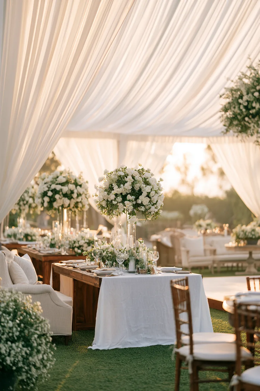 27 Modern Morning Wedding Ideas 14 peaceful airy wedding setting 1