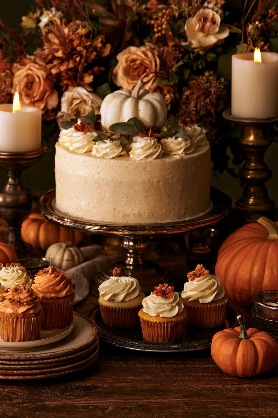 14 pumpkin birthday dessert showcase 1
