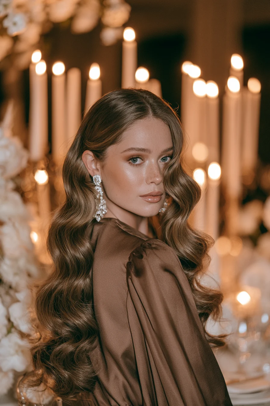 17 glamorous voluminous roller curls 1