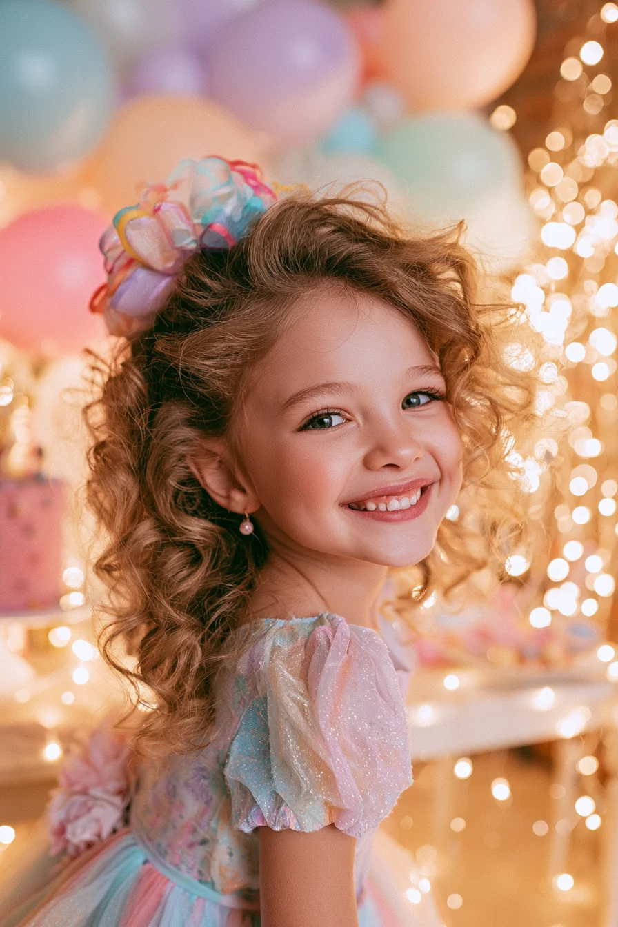 27 Magical Birthday Hairstyles for Kids 17 magical disney party hair