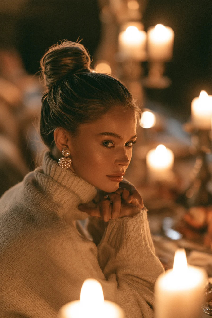 27 Chic Thanksgiving Hairstyles For Women 18 ghd sophisticated thanksgiving chignon 1