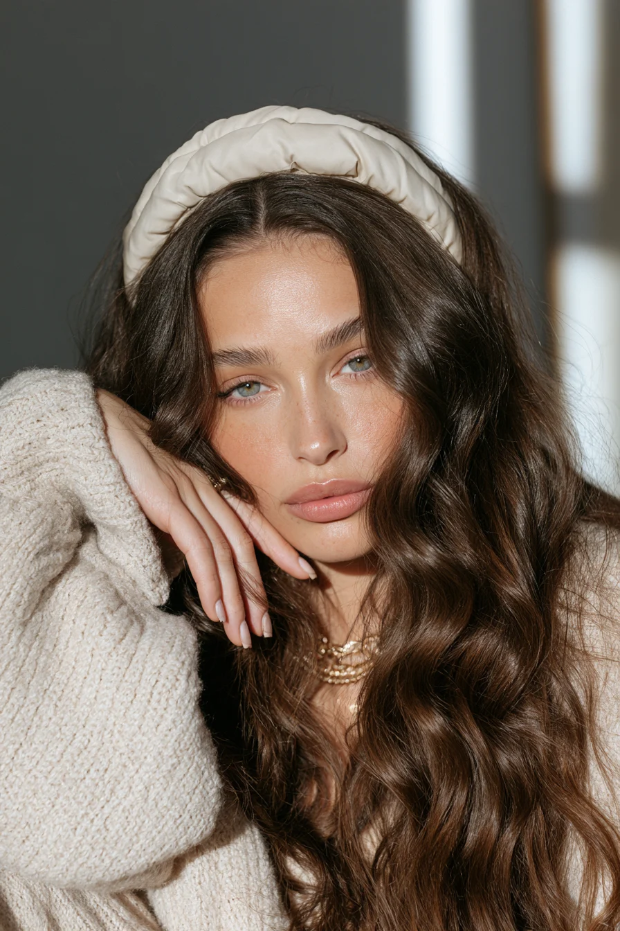 27 Cozy Hairstyles For Comfy Chic Style 18 stylish headband hair look 1