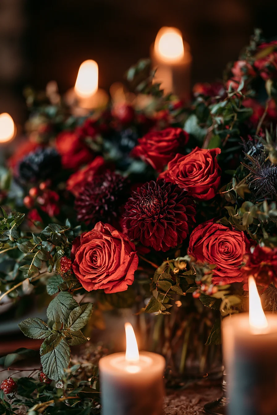 27 Vibrant Fall Wedding Flowers 19 jewel toned autumn blooms 1