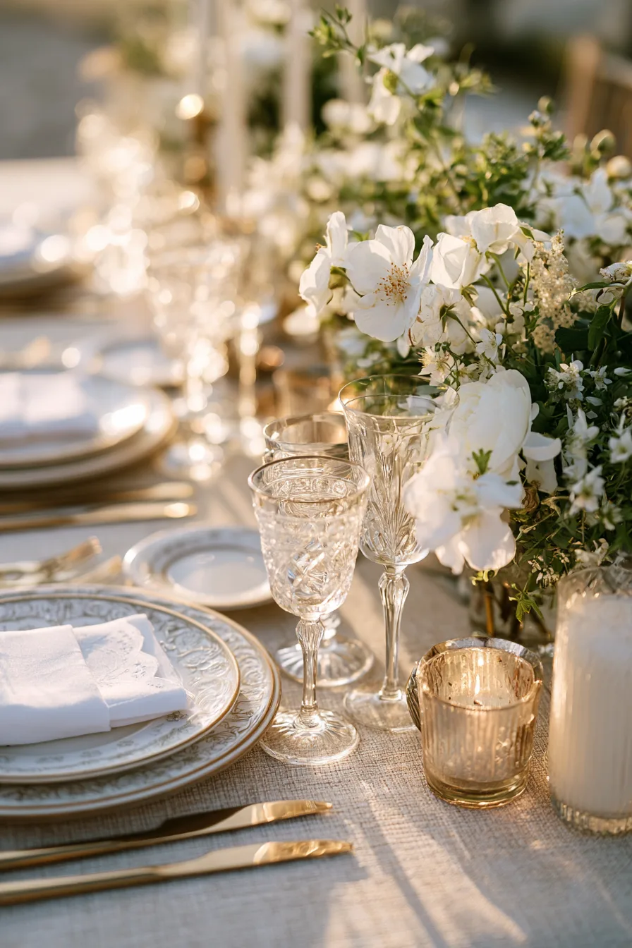 27 Modern Morning Wedding Ideas 19 luxurious morning reception tables 1