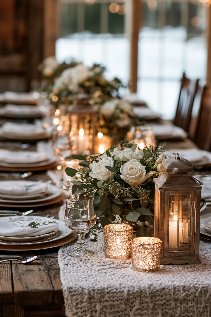 27 Cozy Winter Wedding Ideas For Dream Weddings 2 pottery barn cozy elegance 1