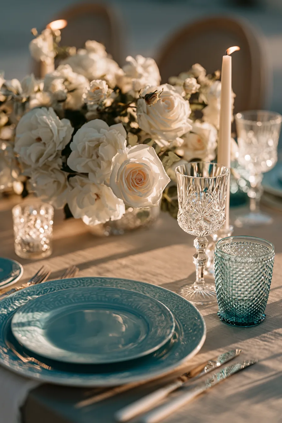 27 Modern Morning Wedding Ideas 2 tiffany blue morning beauty 1