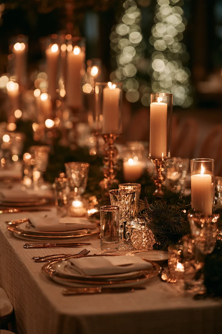 27 Cozy Winter Wedding Ideas For Dream Weddings 22 elegant golden winter details 1