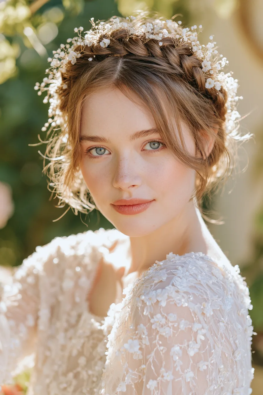 22 whimsical crown braid beauty 1