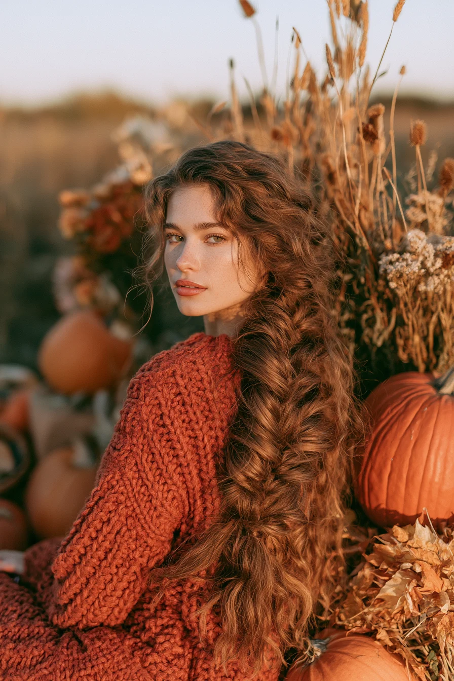 23 delicate autumn fishtail braid 1