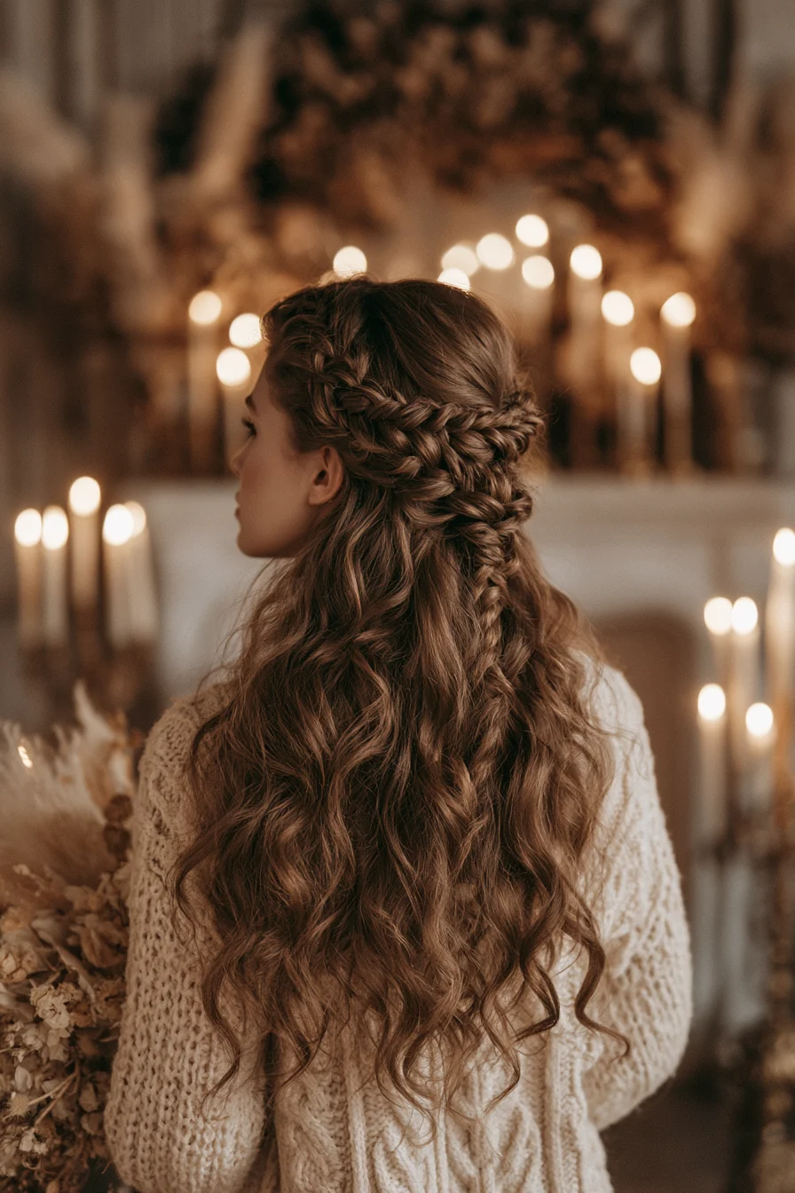 27 Cozy Hairstyles For Comfy Chic Style 23 enchanting braided crown 1
