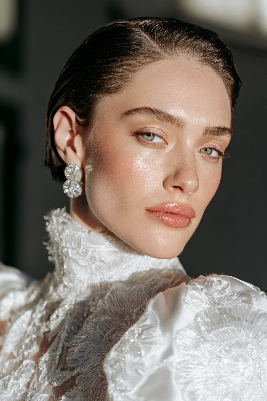 23 minimalist tucked hair elegance 1