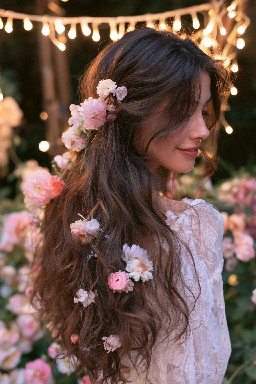 23 romantic flower birthday hair 1