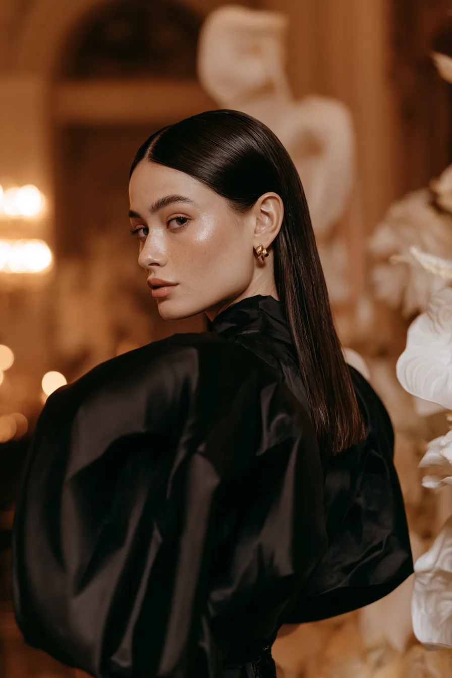 23 sleek glossy modern hair 1