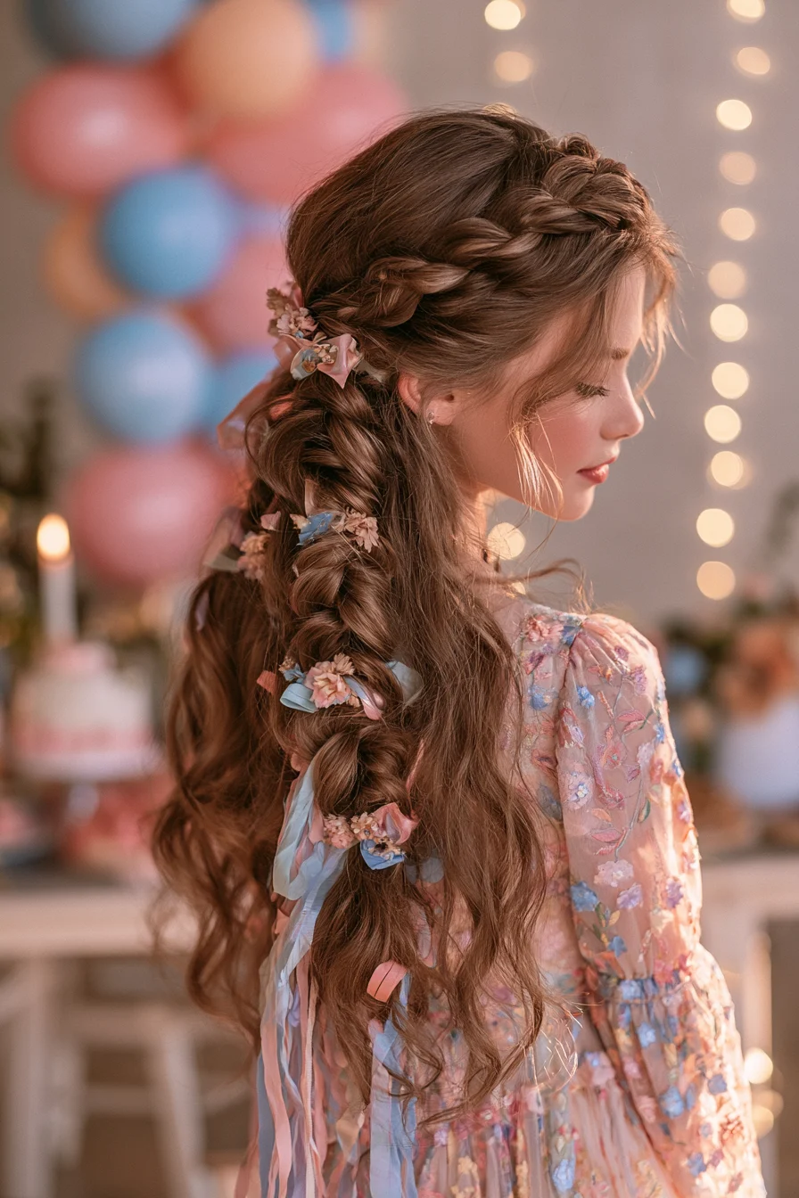 27 Magical Birthday Hairstyles for Kids 24 elegant braided birthday hair