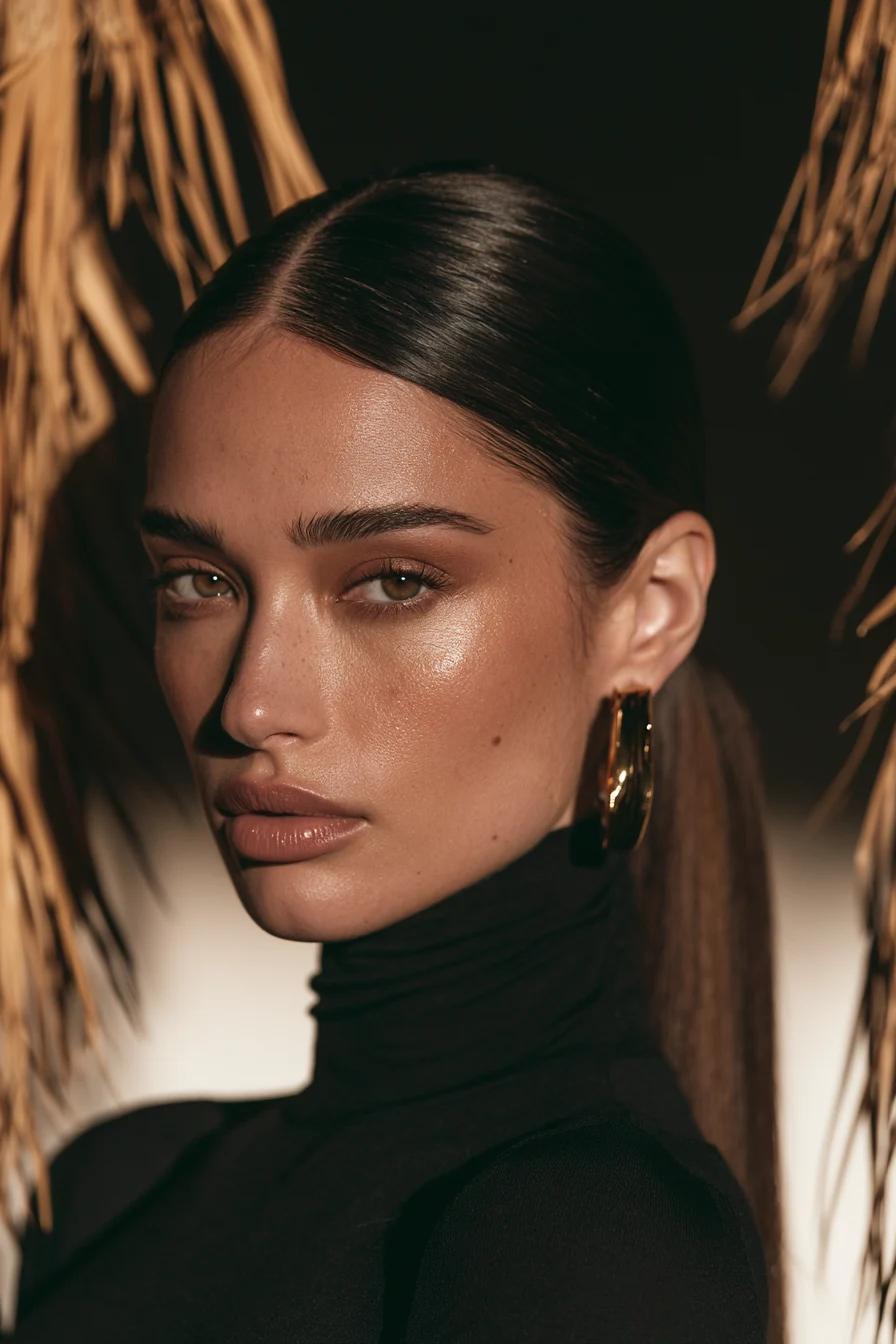24 refined sleek low ponytail 1
