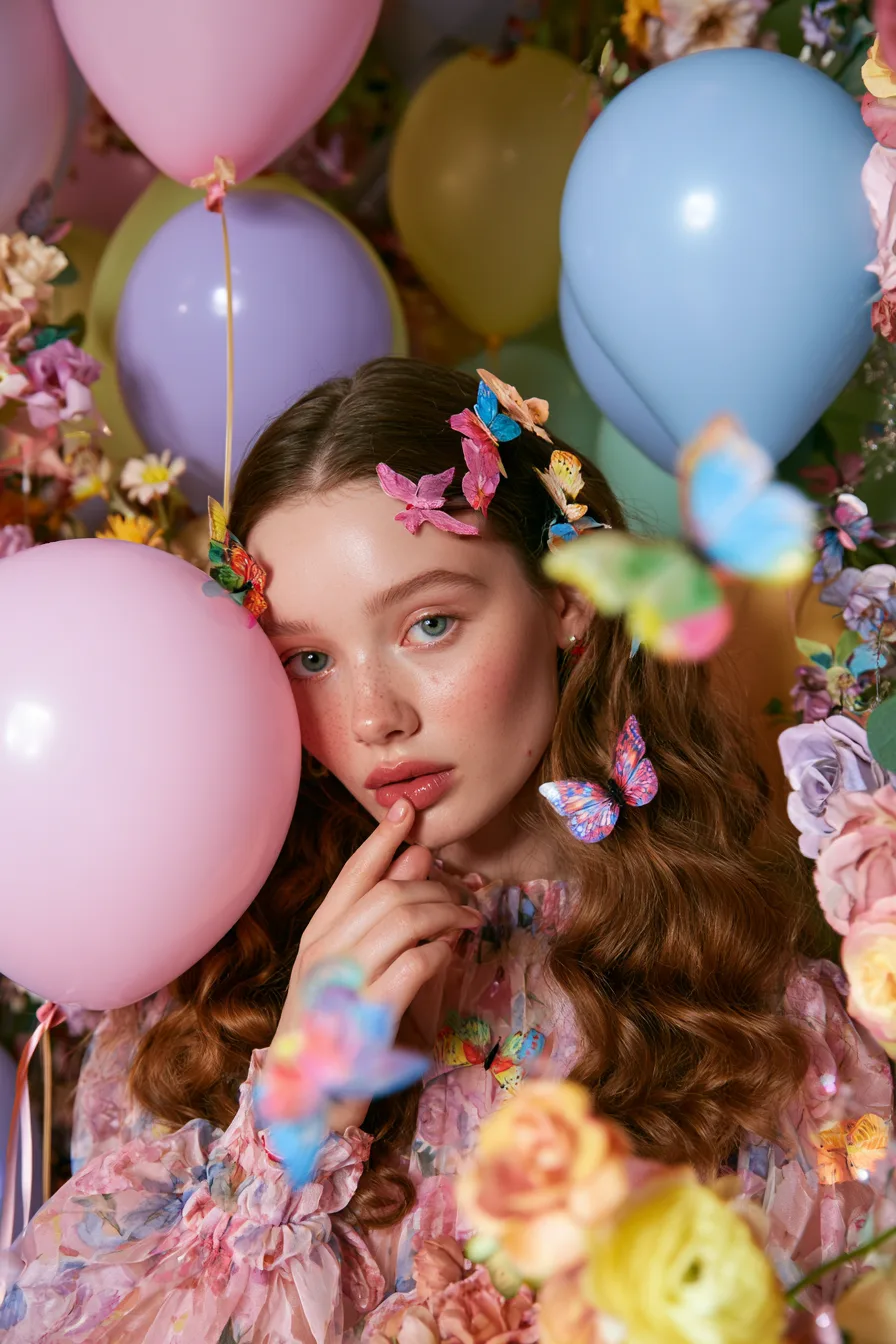 25 playful butterfly birthday hair 1