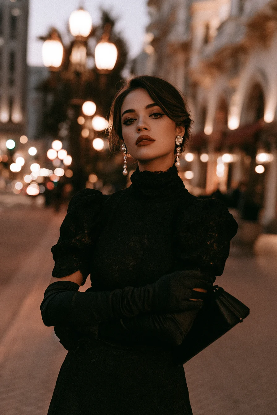 27 Black Halloween Costumes For A Spooky Look 25 timeless noir halloween glamour 1