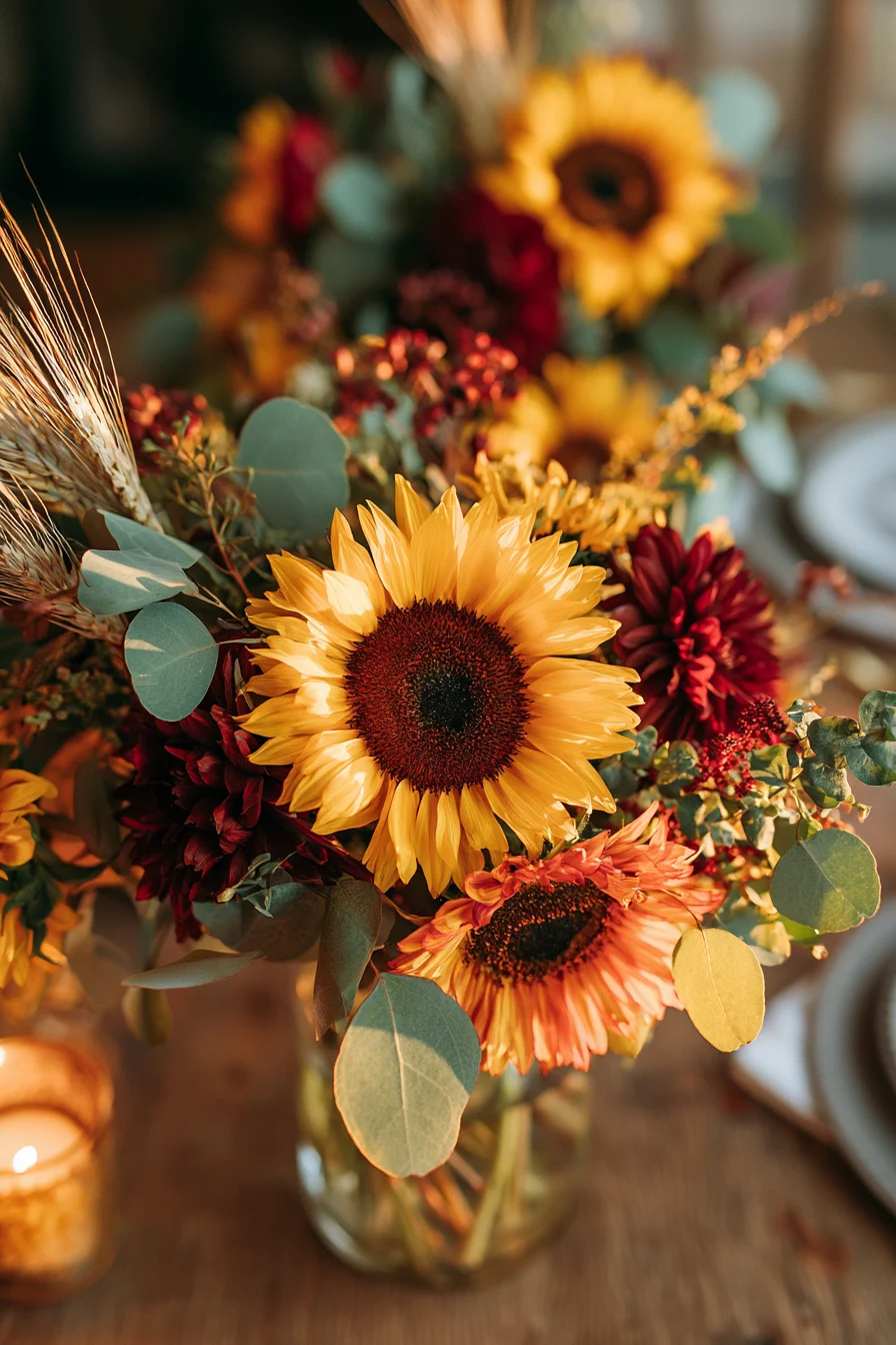 26 harvest flower birthday centerpieces 1